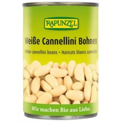 Conserva fasole alba cannellini eco 400g - RAPUNZEL