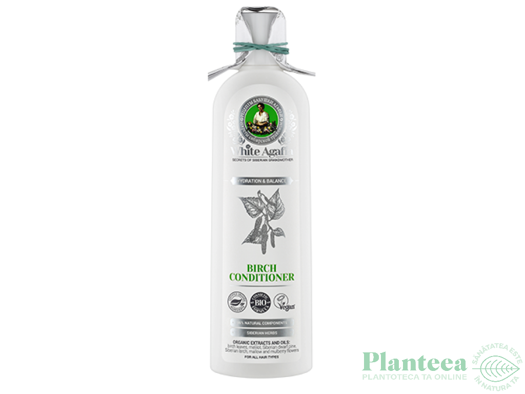 Balsam par hidratare echilibru mesteacan 280ml - WHITE AGAFIA