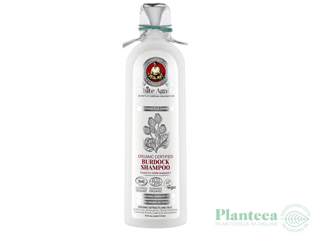 Sampon consolidare stralucire brusture 280ml - WHITE AGAFIA