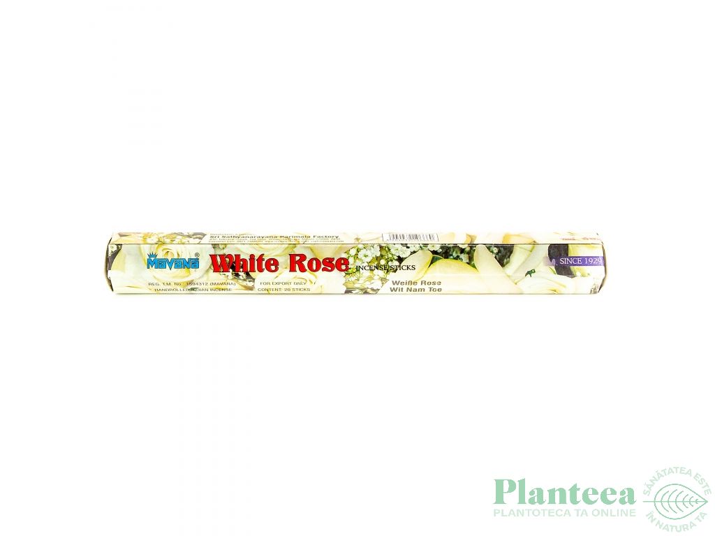 Betisoare parfumate rose blanca 20b - ROSIMPEX