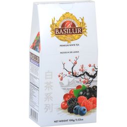 Ceai alb premium White Tea Collection fructe padure refill 100g - BASILUR