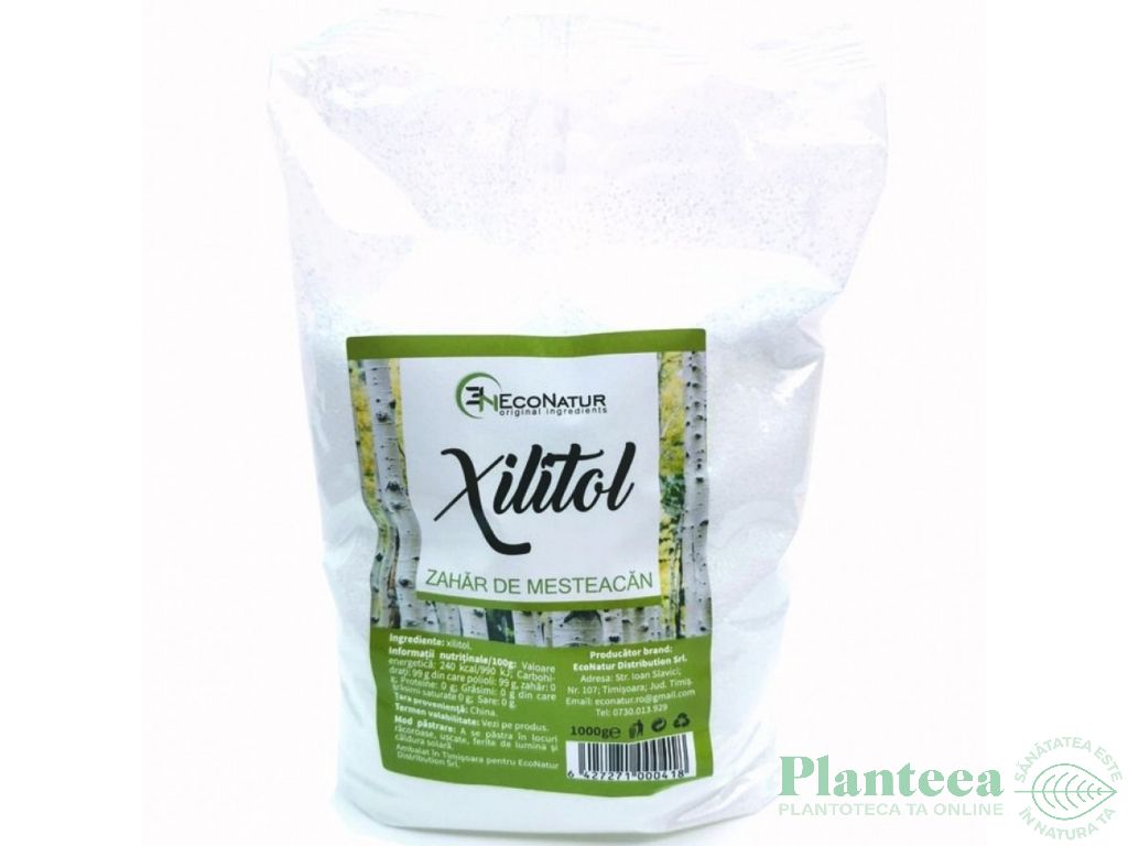 Xilitol mesteacan cristalizat 1kg - ECONATUR