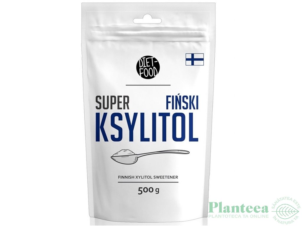 Xylitol mesteacan cristalizat natur 500g - DIET FOOD