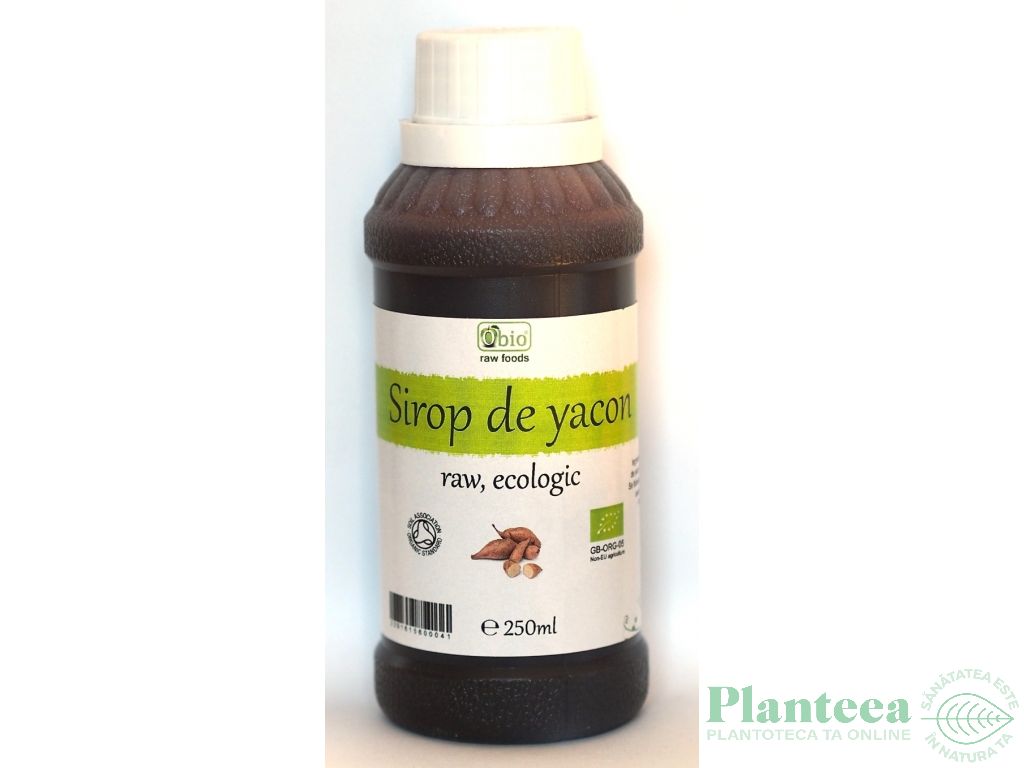 Sirop yacon indulcitor raw bio 250ml - OBIO