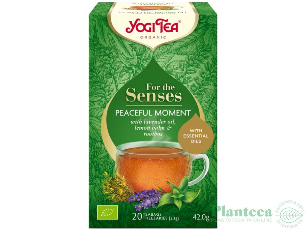 Ceai pt simturi momente linistite eco 20dz - YOGI TEA