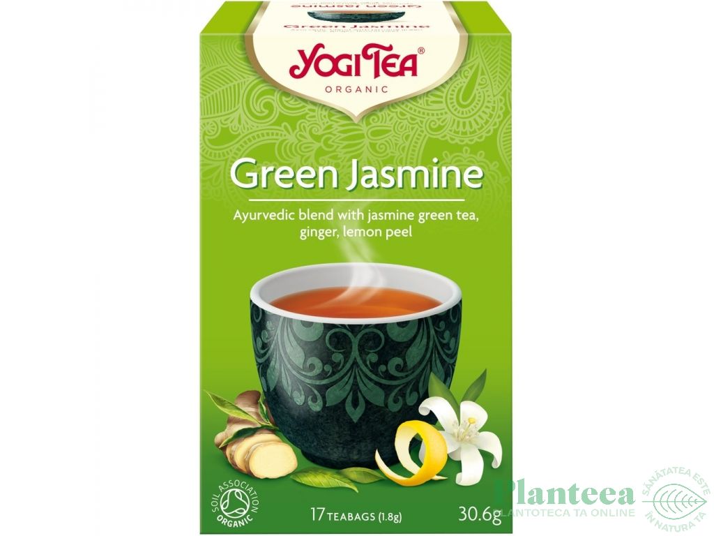 Ceai verde iasomie eco 17dz - YOGI TEA