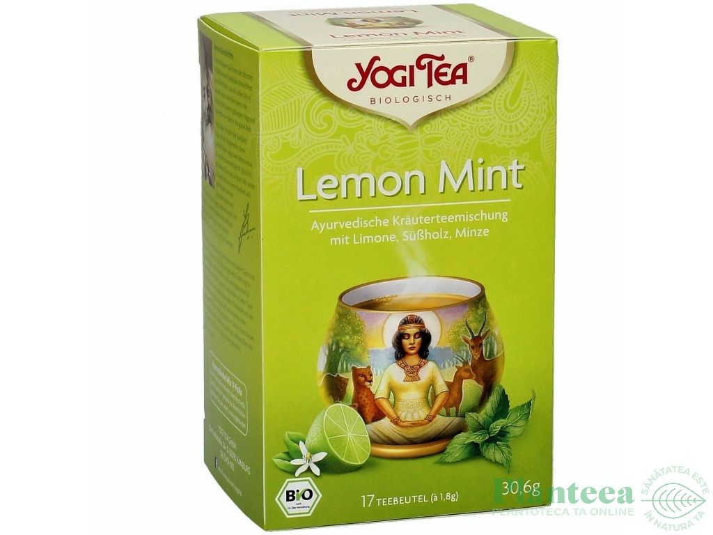 Ceai lime menta eco 17dz - YOGI TEA