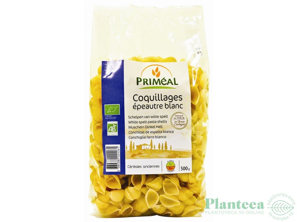 Paste scoici spelta semola eco 500g - PRIMEAL