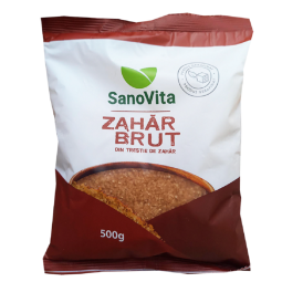 Zahar brut trestie nerafinat 500g - SANOVITA