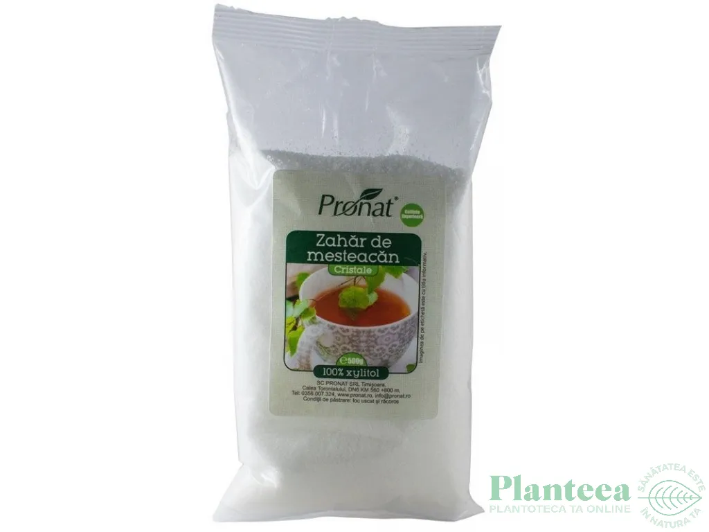 Xylitol mesteacan cristalizat 500g - PRONAT