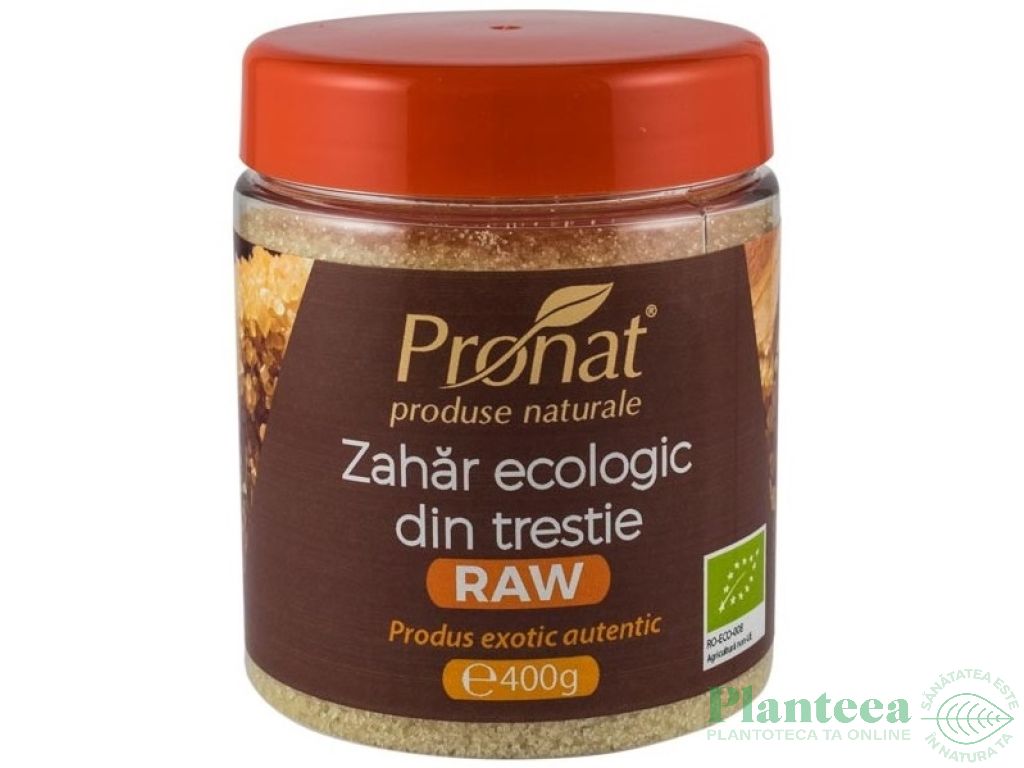 Zahar brun trestie nerafinat India bio 400g - PRONAT