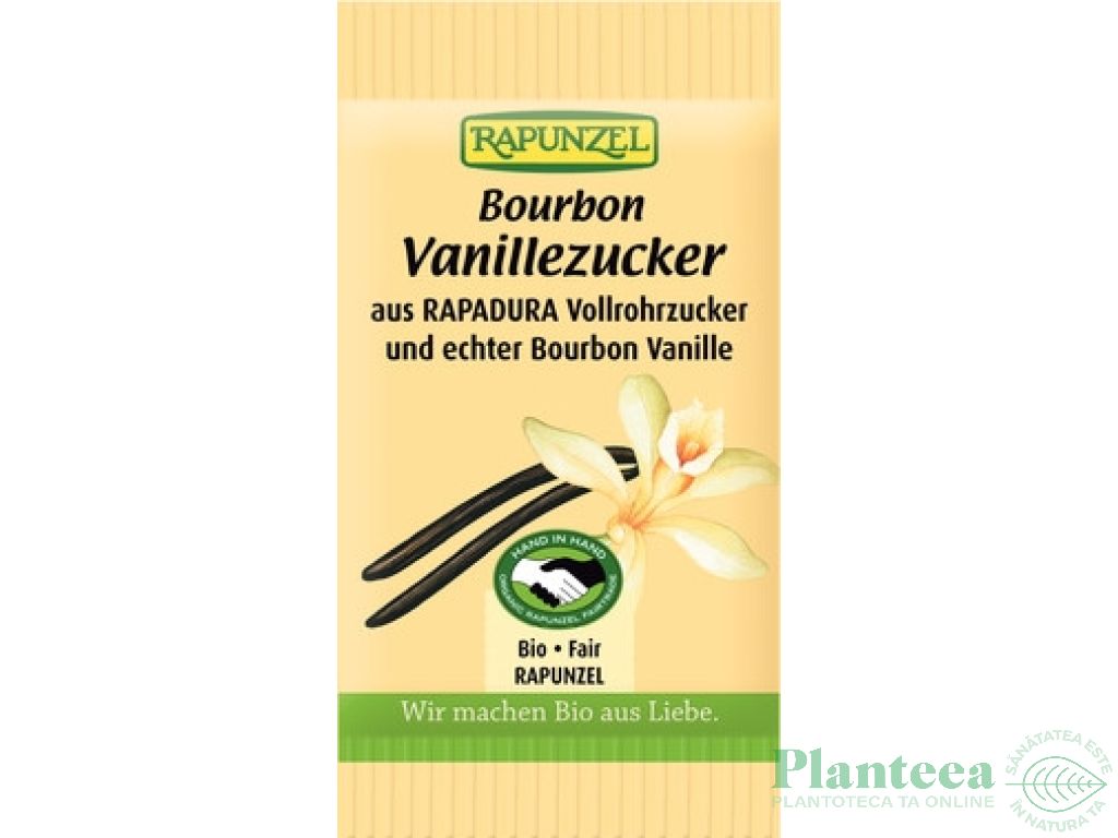 Zahar brut vanilat plic eco 8g - RAPUNZEL