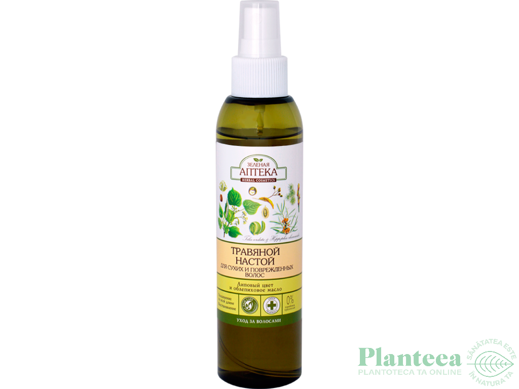 Spray par uscat infuzie plante tei catina 150ml - ZELENAYA APTEKA