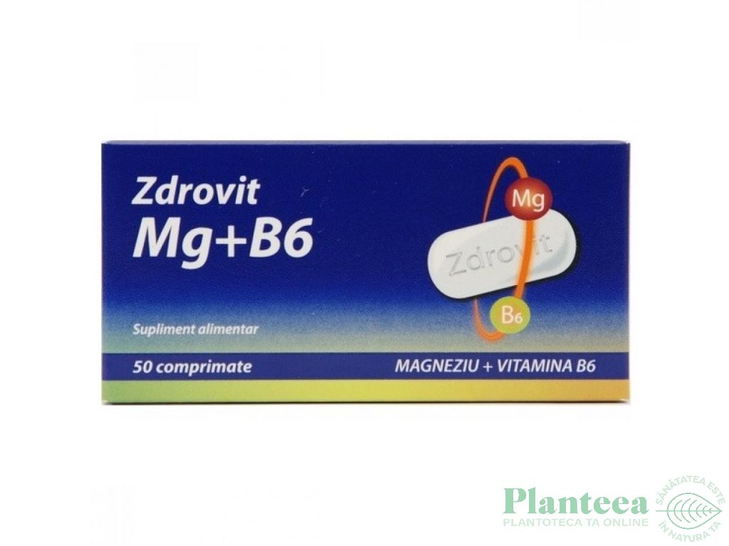 Magneziu B6 50cp - NATUR PRODUKT