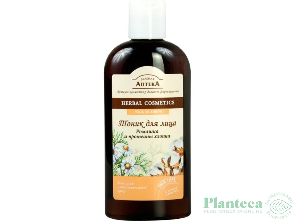 Lotiune tonica ten uscat/sensibil 200ml - ZELENAYA APTEKA