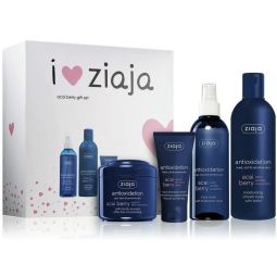 Caseta cadou Acai Berry [Crema fata gat 50ml+Toner facial 200ml+Sapun balsam dus 300ml+Mousse corp 200ml] 4b - ZIAJA
