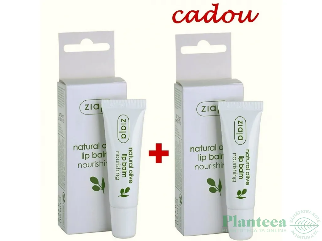 Oferta Balsam buze nutritiv ulei masline 2x10ml - ZIAJA