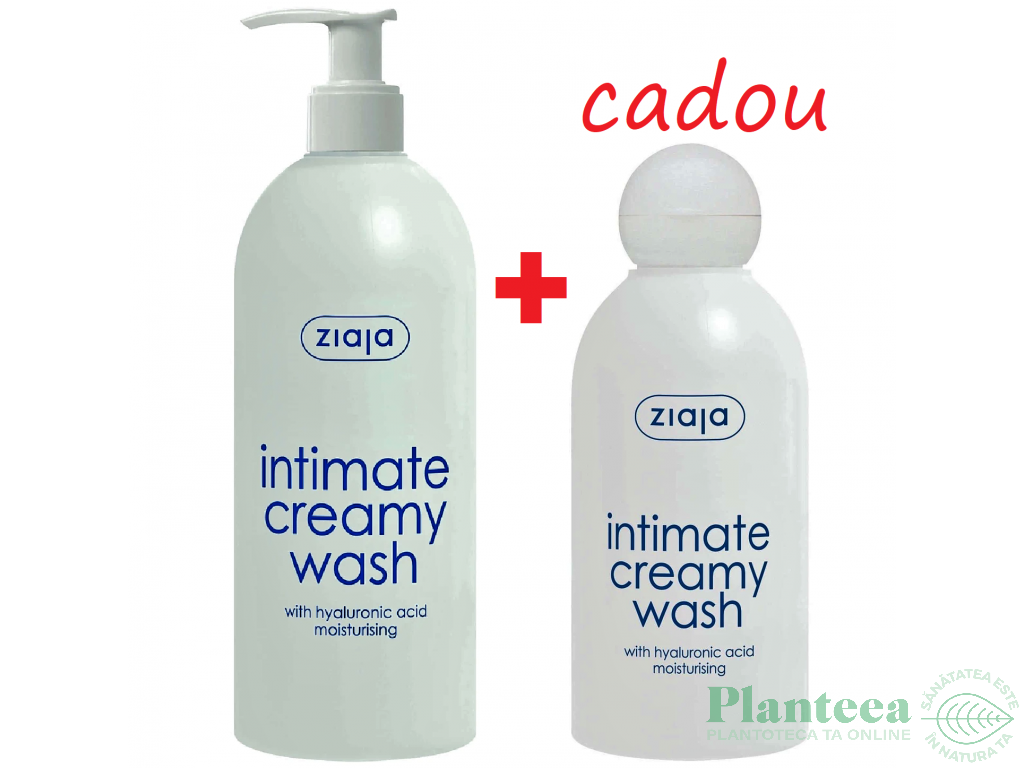 Oferta Intimate Wash Creamy {acid hialuronic 500ml+200ml] 2b - ZIAJA