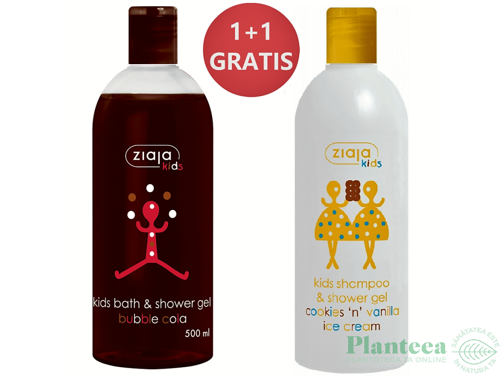 Oferta Kids Bath [gel dus cola 500ml+sampon gel dus prajituri inghetata vanilie 400ml] 2b - ZIAJA