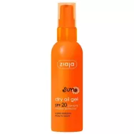 Ulei plaja uscat formula gel protectie solara spf20 90ml - ZIAJA