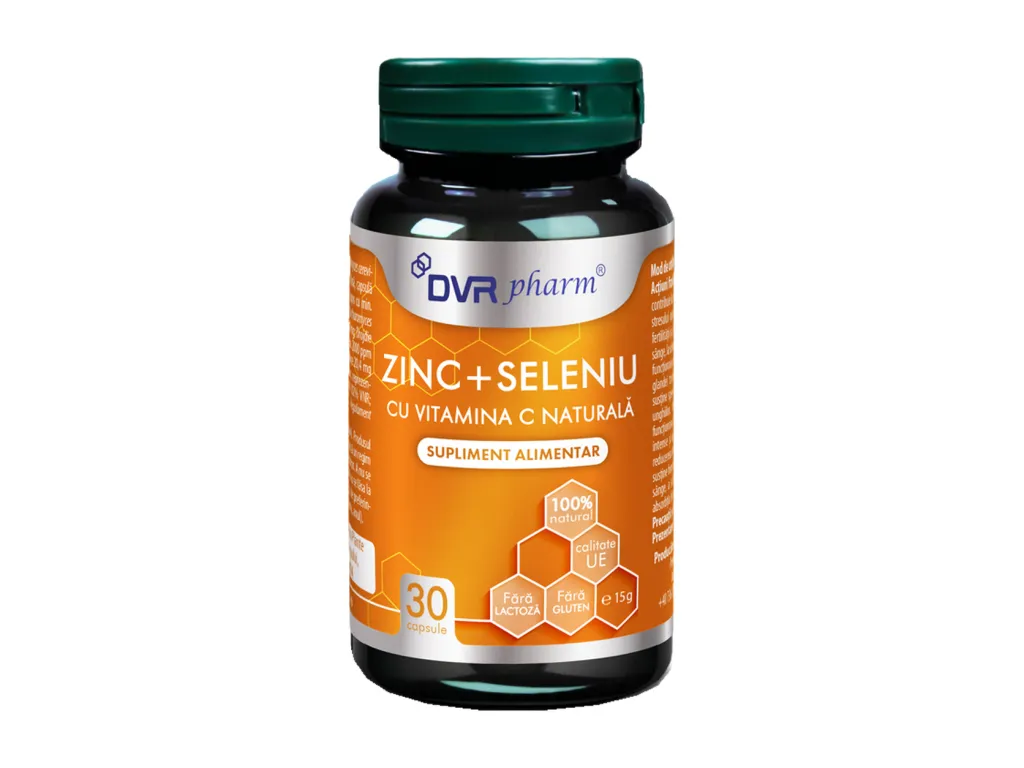 Zinc Seleniu C 1x30cps - DVR PHARM
