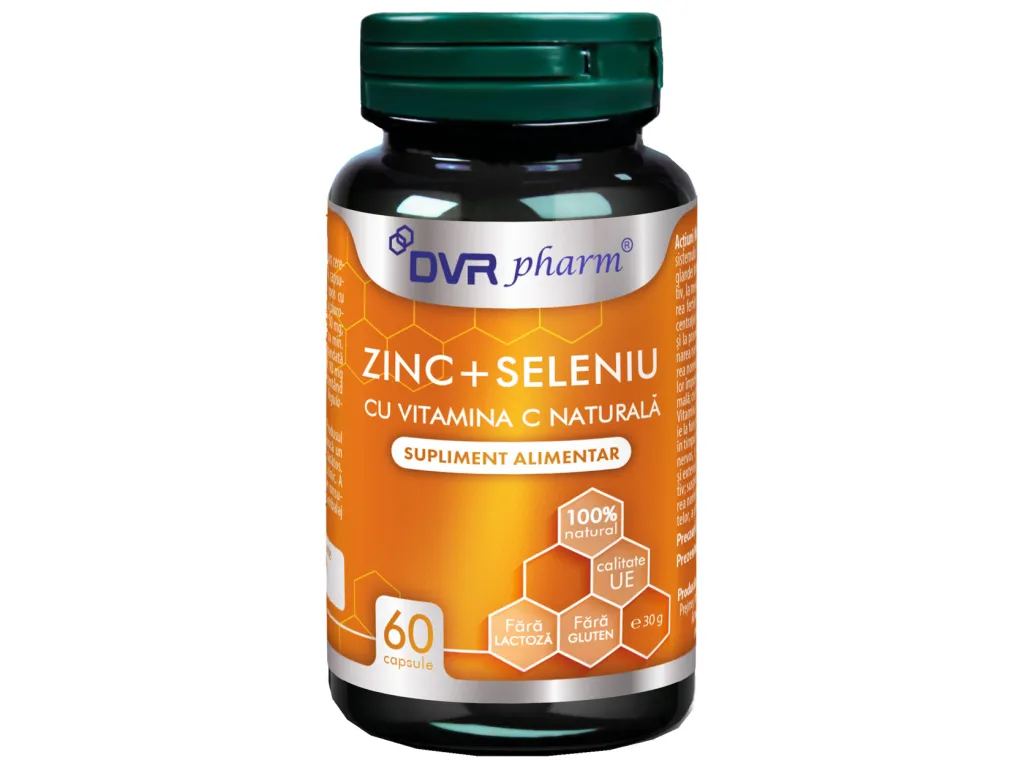 Zinc Seleniu C 1x60cps - DVR PHARM