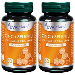 Set Zinc Seleniu C 2x30cps - DVR PHARM