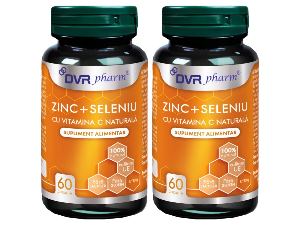 Set Zinc Seleniu C 2x60cps - DVR PHARM