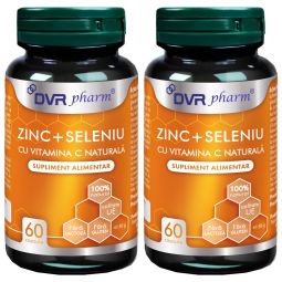 Set Zinc Seleniu C 2x60cps - DVR PHARM