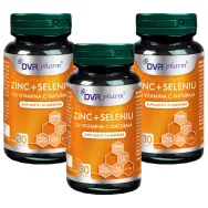 Set Zinc Seleniu C 3x30cps - DVR PHARM