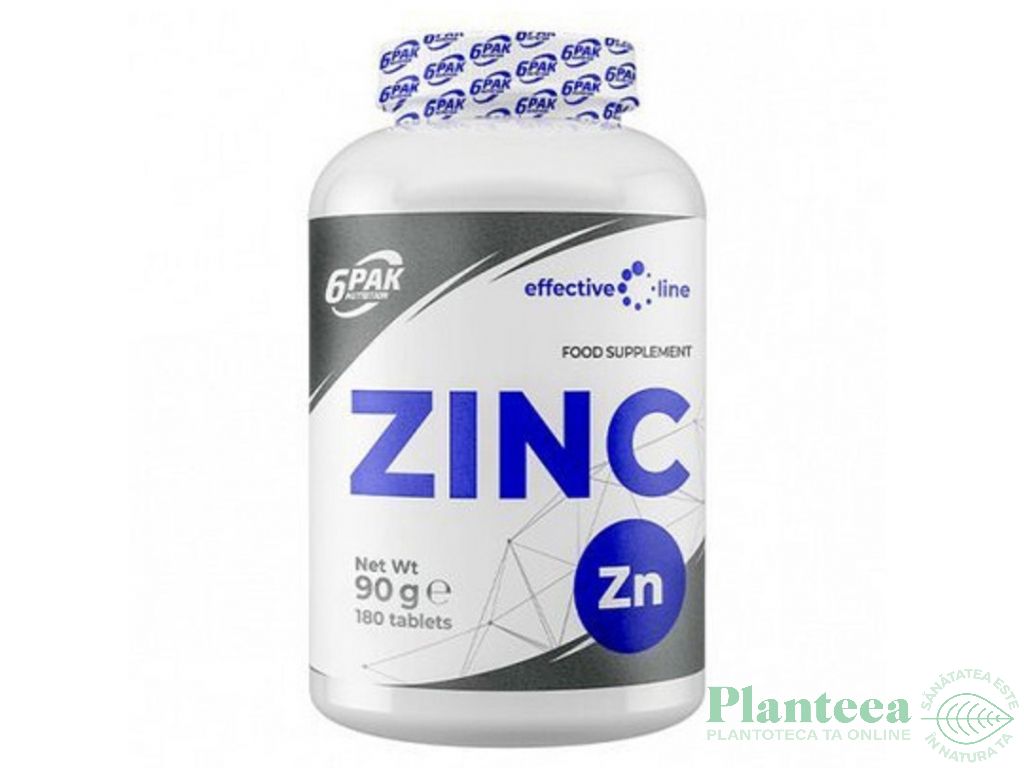 Zinc 15mg 180tb - 6PAK NUTRITION