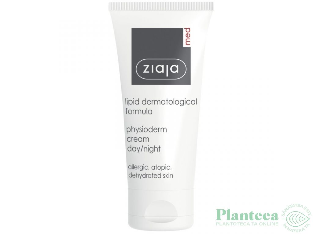 Crema zi/noapte ten atopic alergic physioderm Med 50ml - ZIAJA