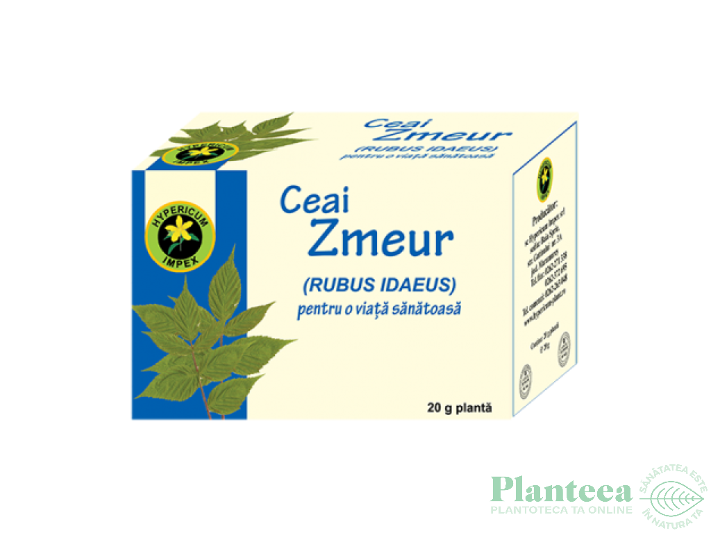 Ceai zmeur frunze 20g - HYPERICUM PLANT