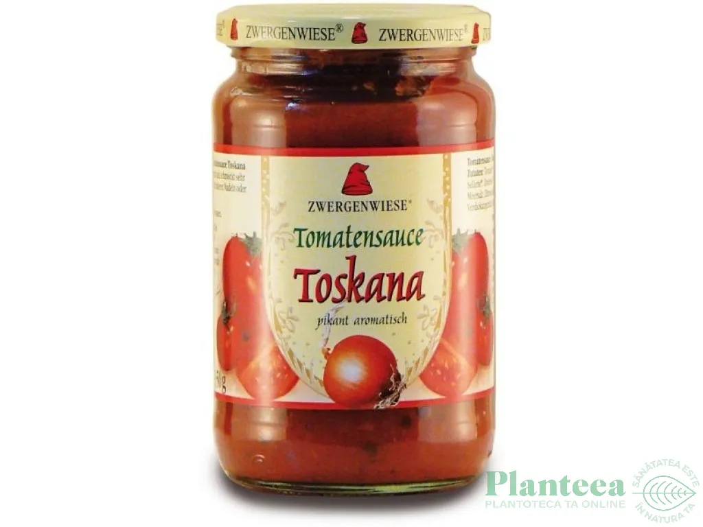 Sos tomat Toskana eco 350g - ZWERGENWIESE