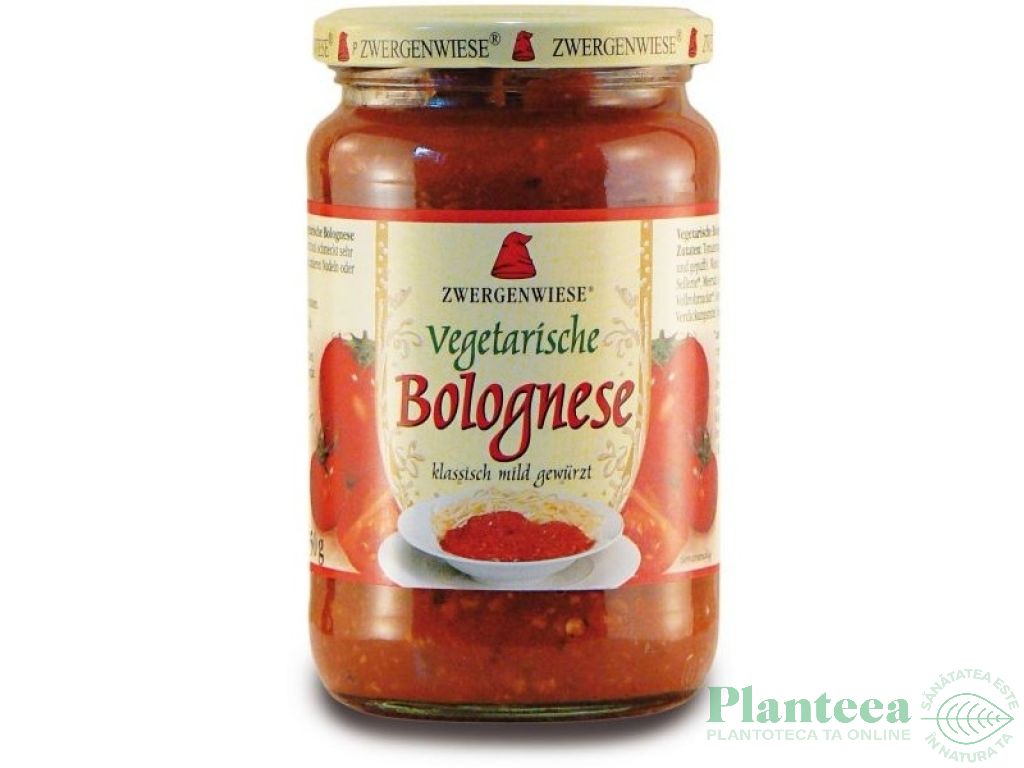 Sos tomat Bolognese vegetarian 350g - ZWERGENWIESE