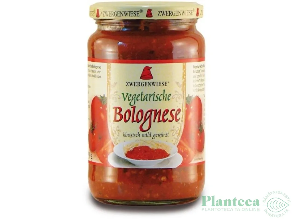 Sos tomat Bolognese vegetarian 350g - ZWERGENWIESE