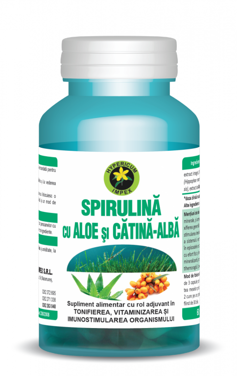 Spirulina aloe catina 60cps - HYPERICUM PLANT