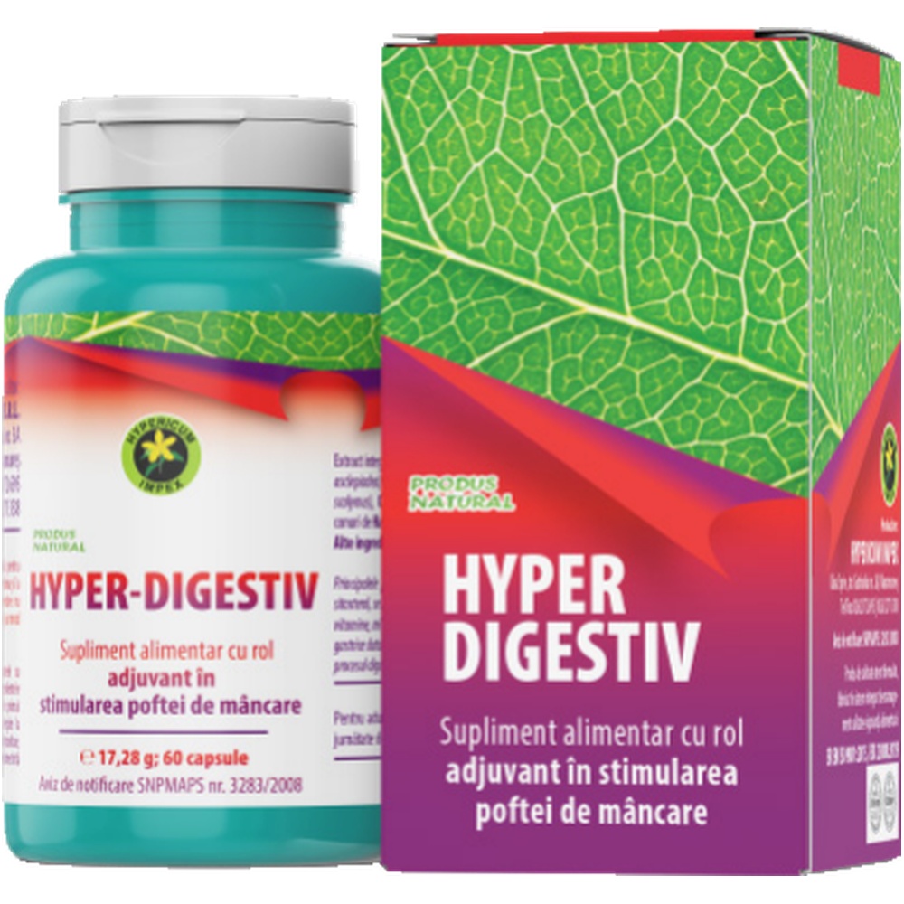 Hyper digestiv 60cps - HYPERICUM