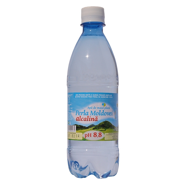Apa plata natural alcalina 0,5L - PERLA MOLDOVEI