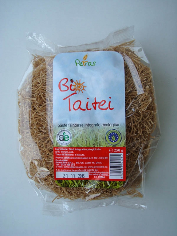 Paste taitei grau integral 250g - PETRAS BIO