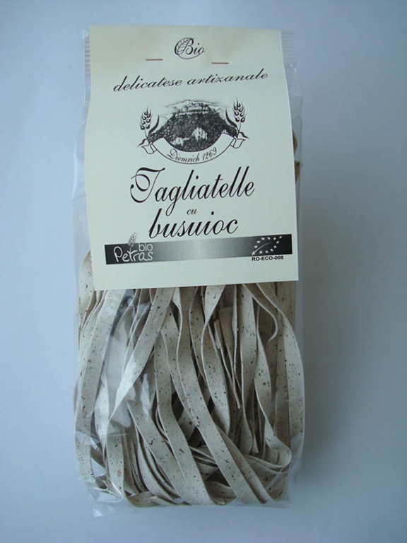 Paste tagliatelle grau semola busuioc eco 250g - PETRAS BIO