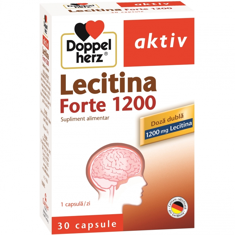 Lecitina forte 1200mg 30cps - DOPPEL HERZ