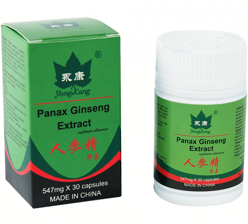 Panax ginseng 450mg 30cps - YONG KANG
