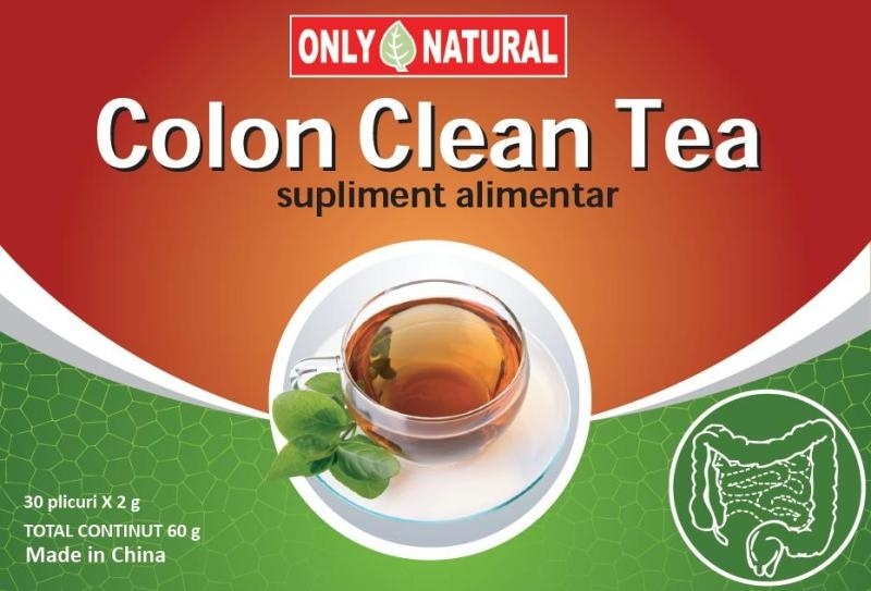 Ceai colon clean 30dz - ONLY NATURAL