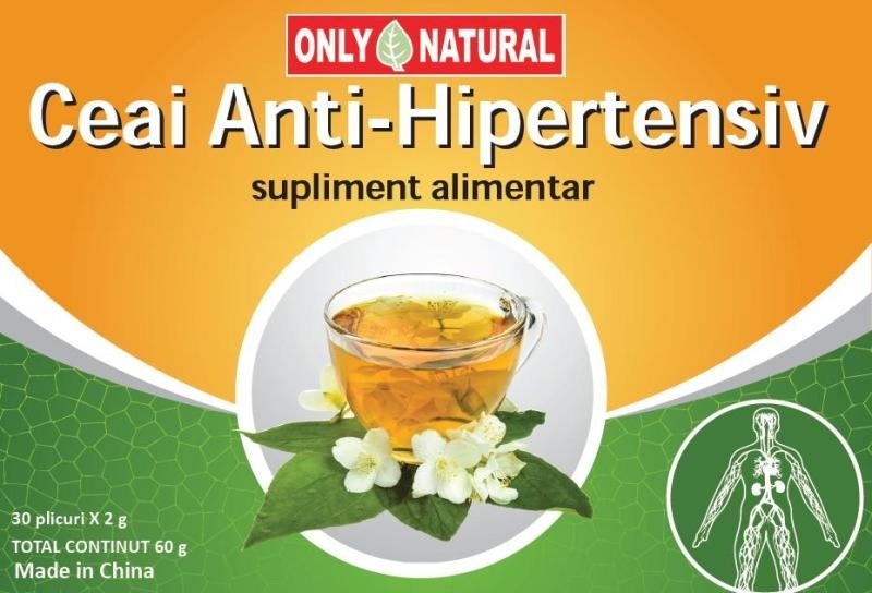 Ceai antihipertensiv 20dz - ONLY NATURAL