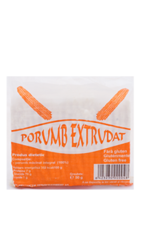 Batoane porumb extrudat fara gluten 50g - PRODUCTIE SERVICII