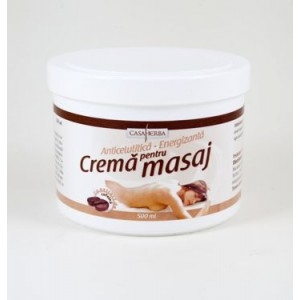 Crema masaj cofeina 500g - CASA HERBA