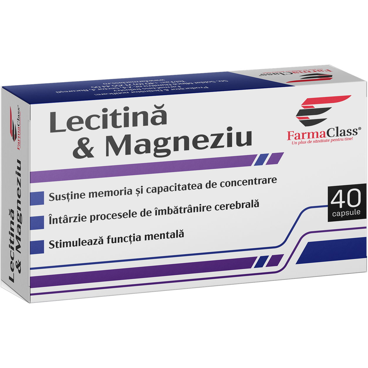 Lecitina Magneziu 40cps - FARMACLASS