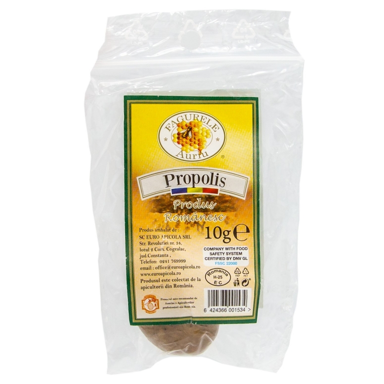 Propolis brut eco 10g - FAGURELE AURIU