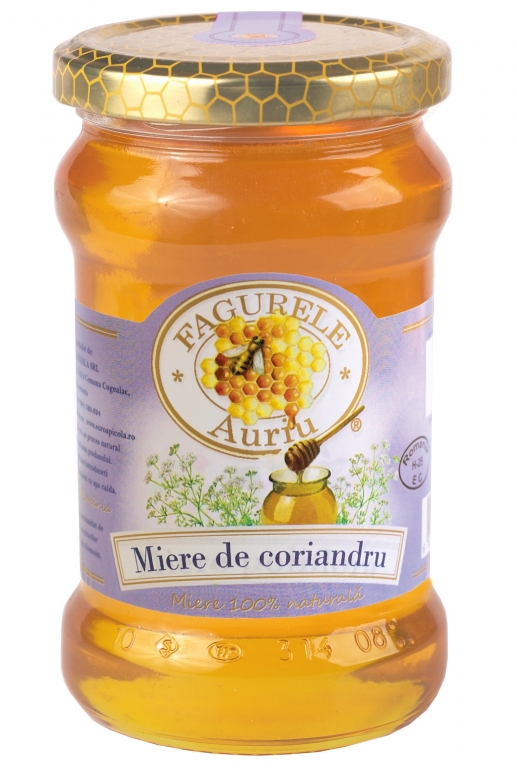 Miere coriandru 400g - FAGURELE AURIU